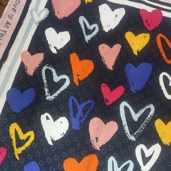 Brighton Color of Love Designed by Tom Clancy Square Scarf 24" Square - Picture 6 of 8